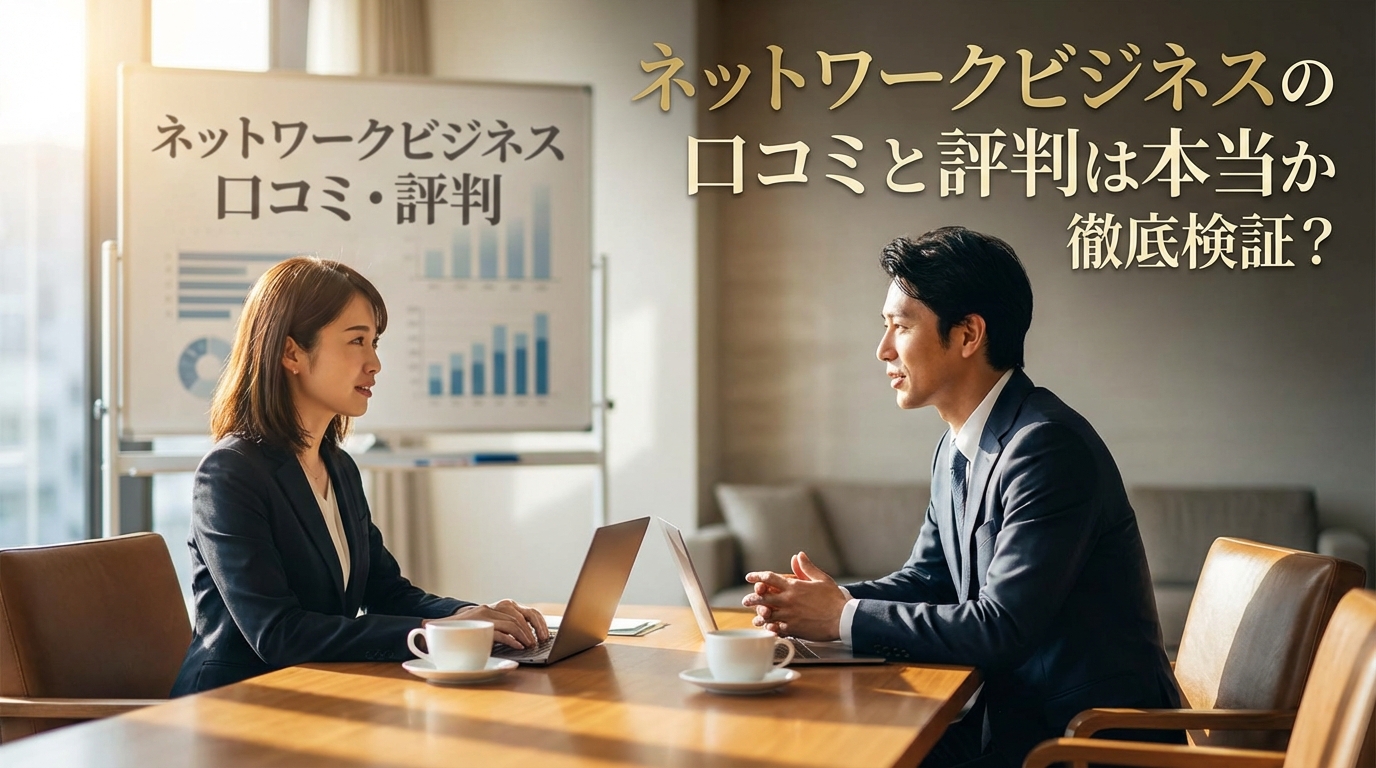 ネットワークビジネスの口コミと評判は本当か徹底検証？