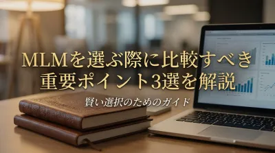 MLMを選ぶ際に比較すべき重要ポイント3選を解説