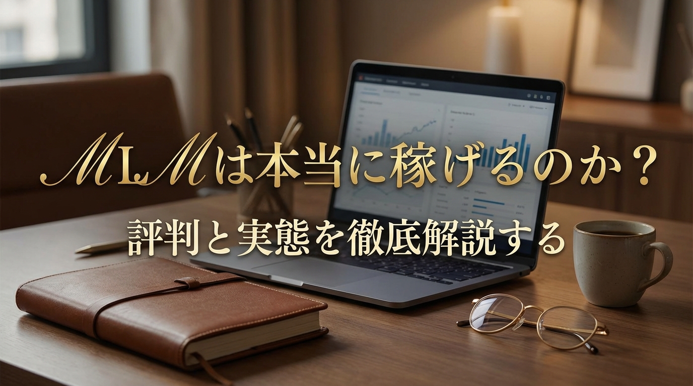 MLMは本当に稼げるのか？評判と実態を徹底解説する