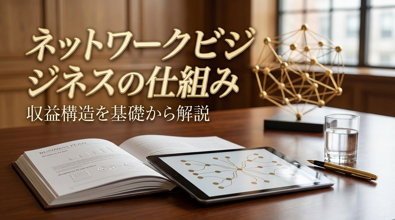 ネットワークビジネスの仕組みと収益構造を基礎から解説