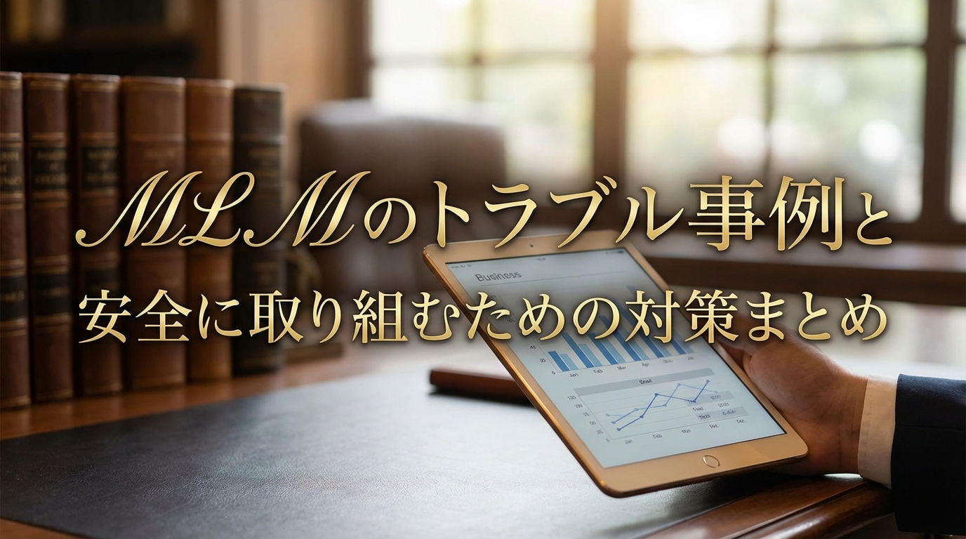 MLMのトラブル事例と安全に取り組むための対策まとめ