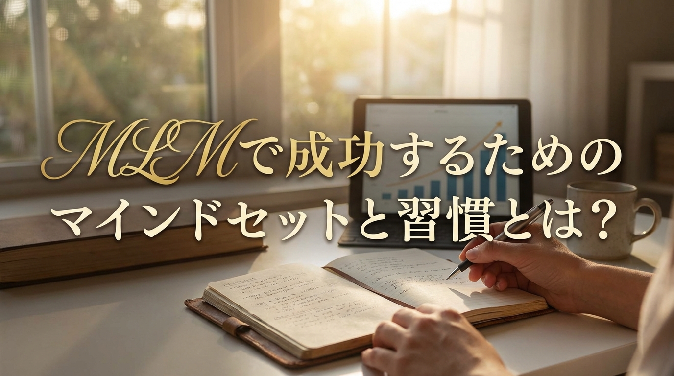 MLMで成功するためのマインドセットと習慣とは？