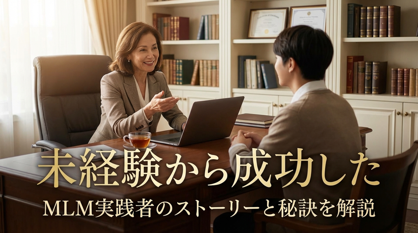 未経験から成功したMLM実践者のストーリーと秘訣を解説