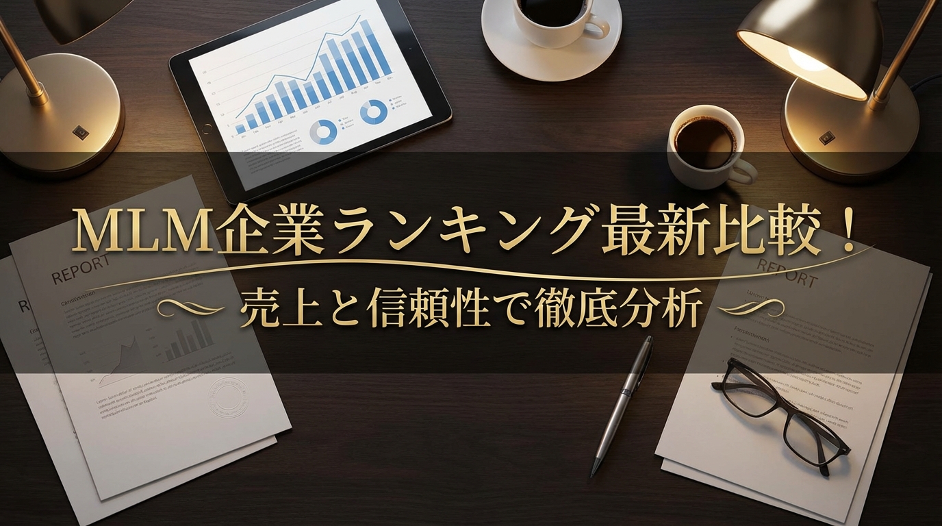 MLM企業ランキング最新比較！売上と信頼性で徹底分析