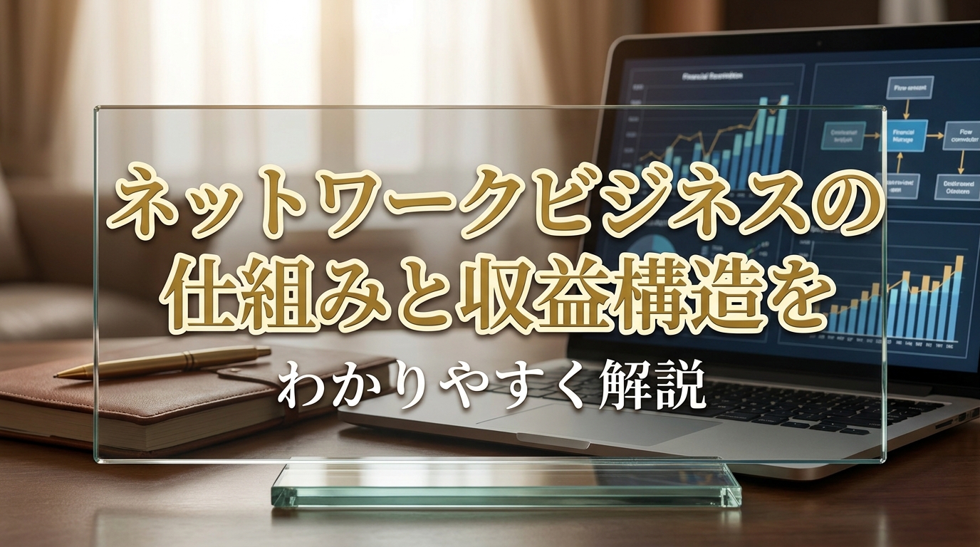 ネットワークビジネスの仕組みと収益構造をわかりやすく解説