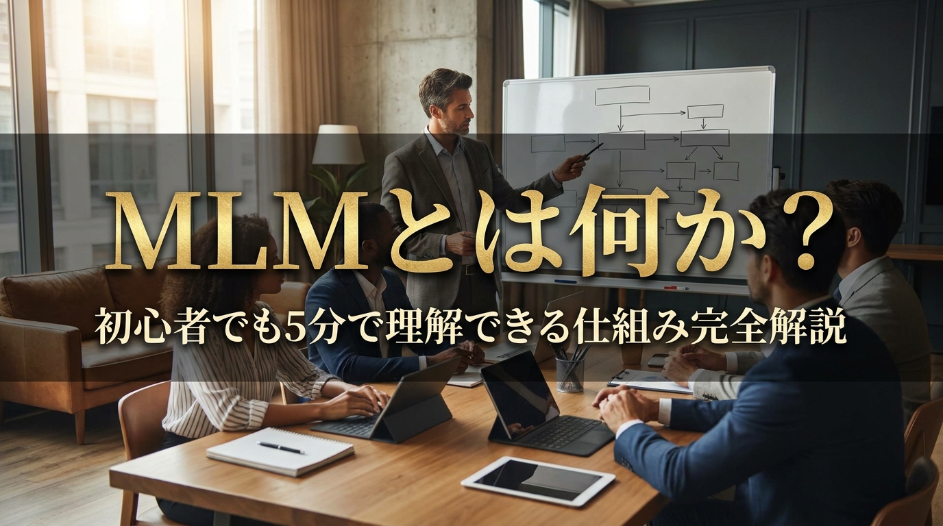 MLMとは何か？初心者でも5分で理解できる仕組み完全解説