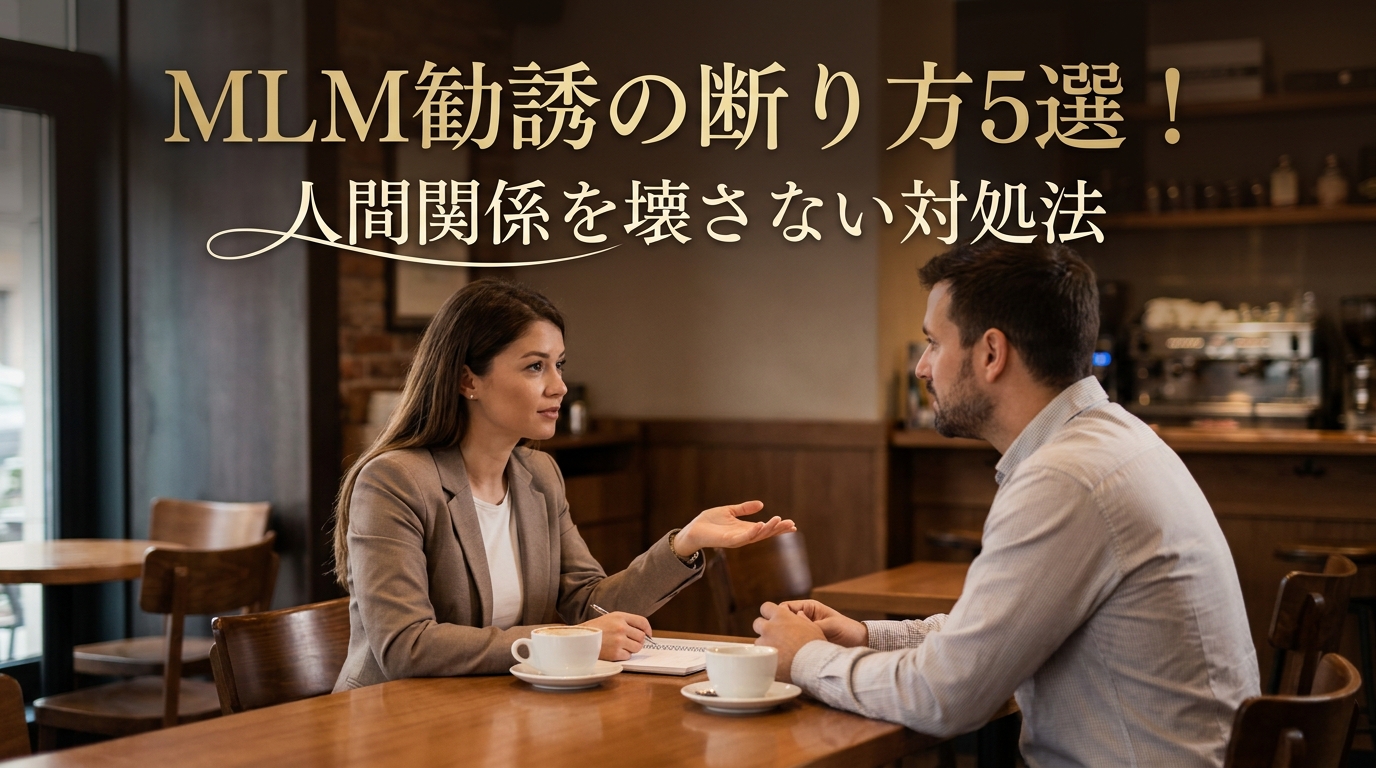 MLM勧誘の断り方5選！人間関係を壊さない対処法