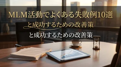 MLM活動でよくある失敗例10選と成功するための改善策