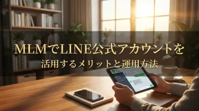 MLMでLINE公式アカウントを活用するメリットと運用方法