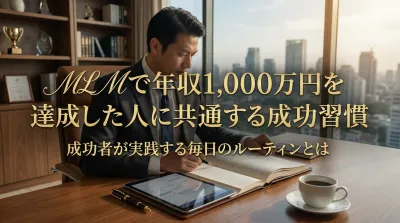 MLMで年収1,000万円を達成した人に共通する成功習慣とは
