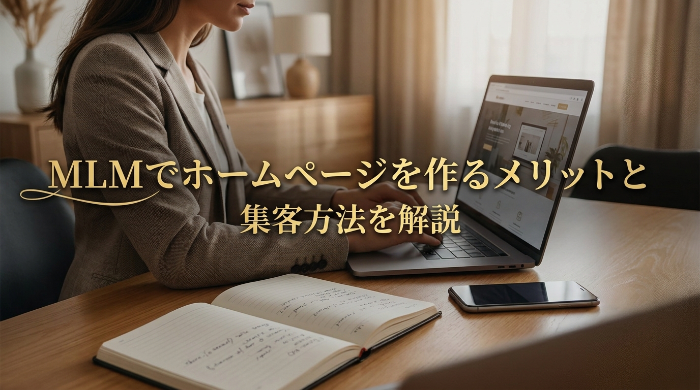 MLMでホームページを作るメリットと集客方法を解説