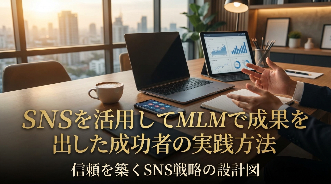 SNSを活用してMLMで成果を出した成功者の実践方法とは