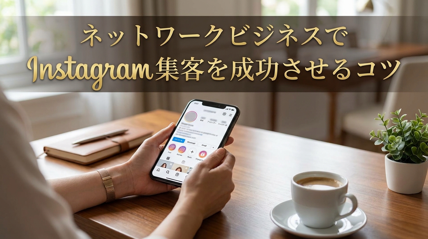 ネットワークビジネスでInstagram集客を成功させるコツ