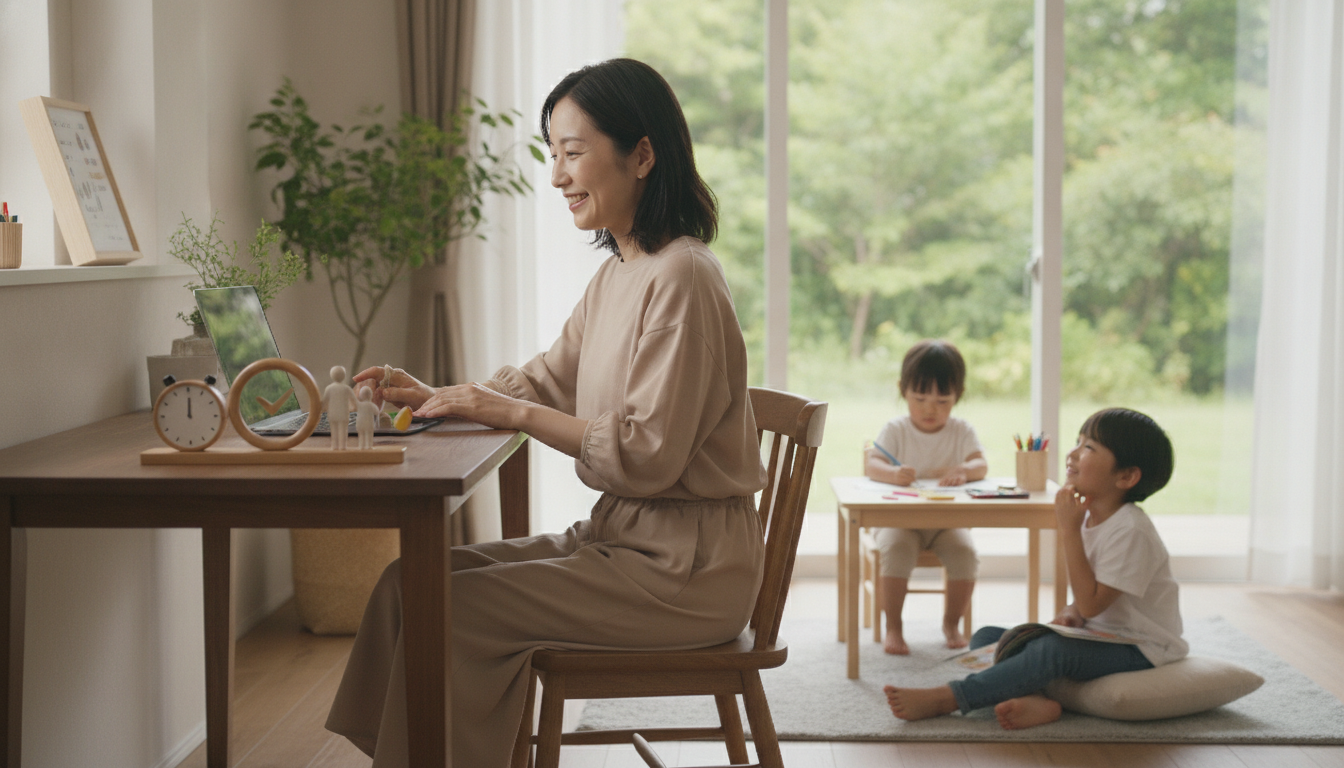子育て中のMLM成功は「時間×家族×納得感」の掛け算で決まりやすいんですよ