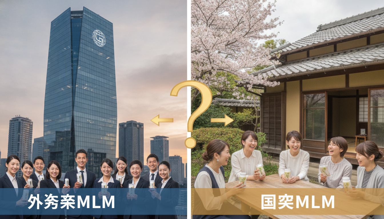 外資系MLMと国内MLMの違いは「ブランド」より「運営のクセ」に出やすい