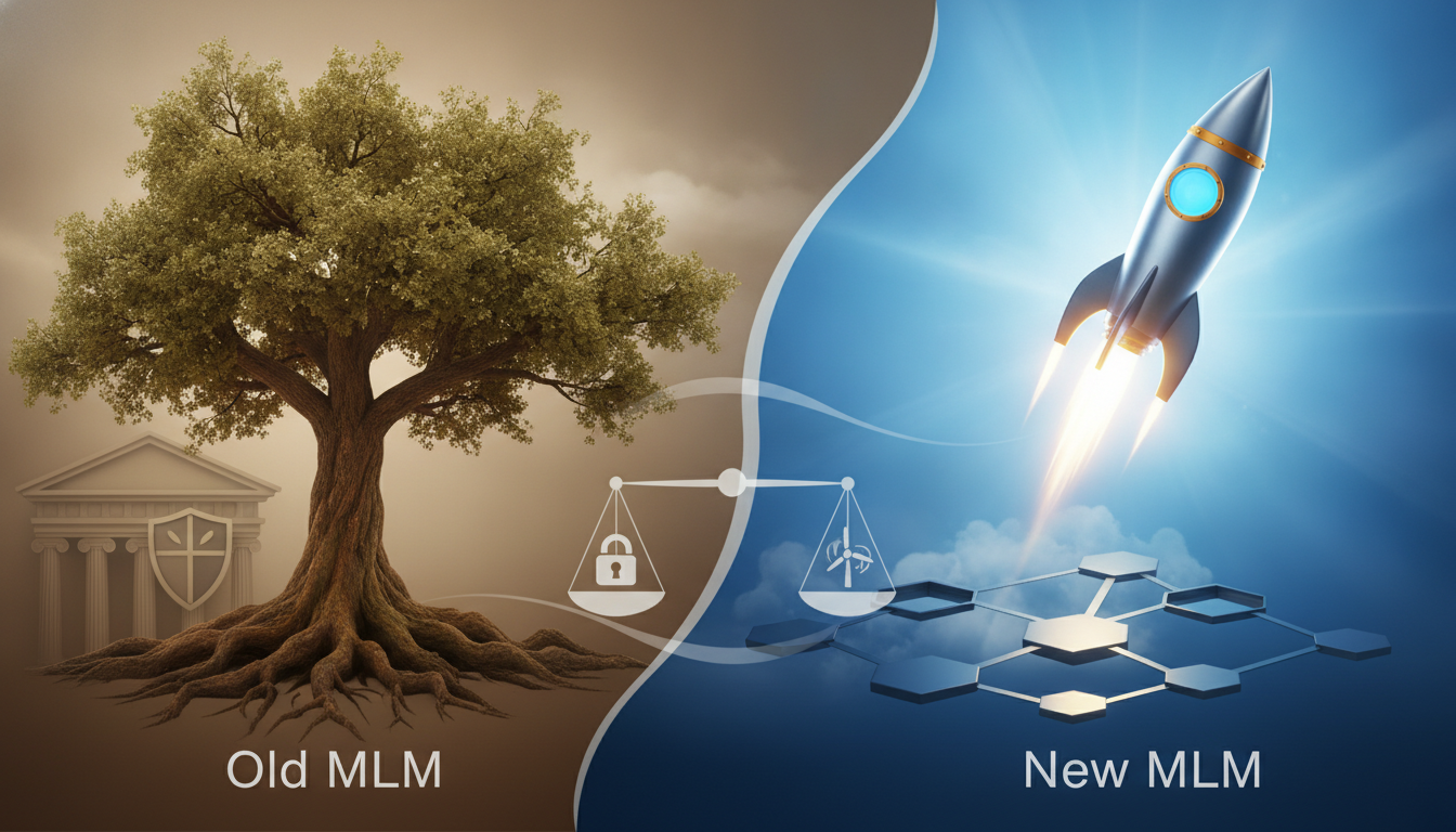 老舗MLMと新興MLM、違いは「安心」と「スピード感」に出やすいです！